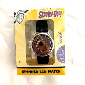 NWT Scooby Doo watch LCD spinner  SEE VIDEO